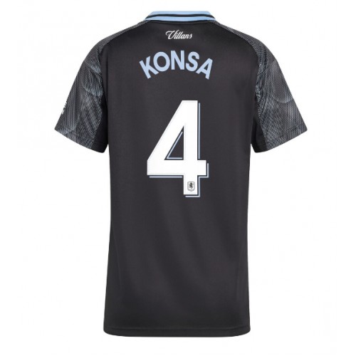 Ženski Nogometni dresi Aston Villa Ezri Konsa #4 Gostujoči 2025-26 Kratek Rokav